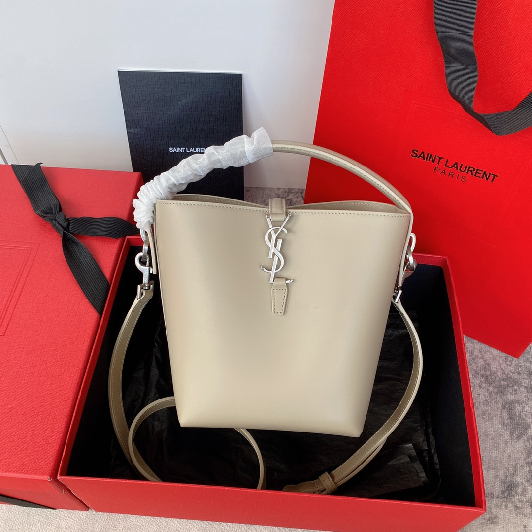 YSL LE 37 Small (Shiny Leather) 17 x 20 x 13 CM - Image 2