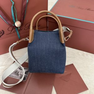 Alternative view of Loro Piana Small Bale Cotton Bag 20x18x17cm