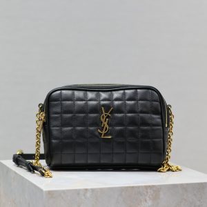 Alternative view of YSL cassandre matelass¨¦ carr¨¦ camera bag in lambskin 19.5x14x4cm