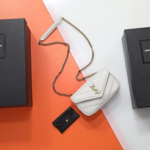 Alternative view of YSL LOULOU MINI in lambskin 20X12X5cm