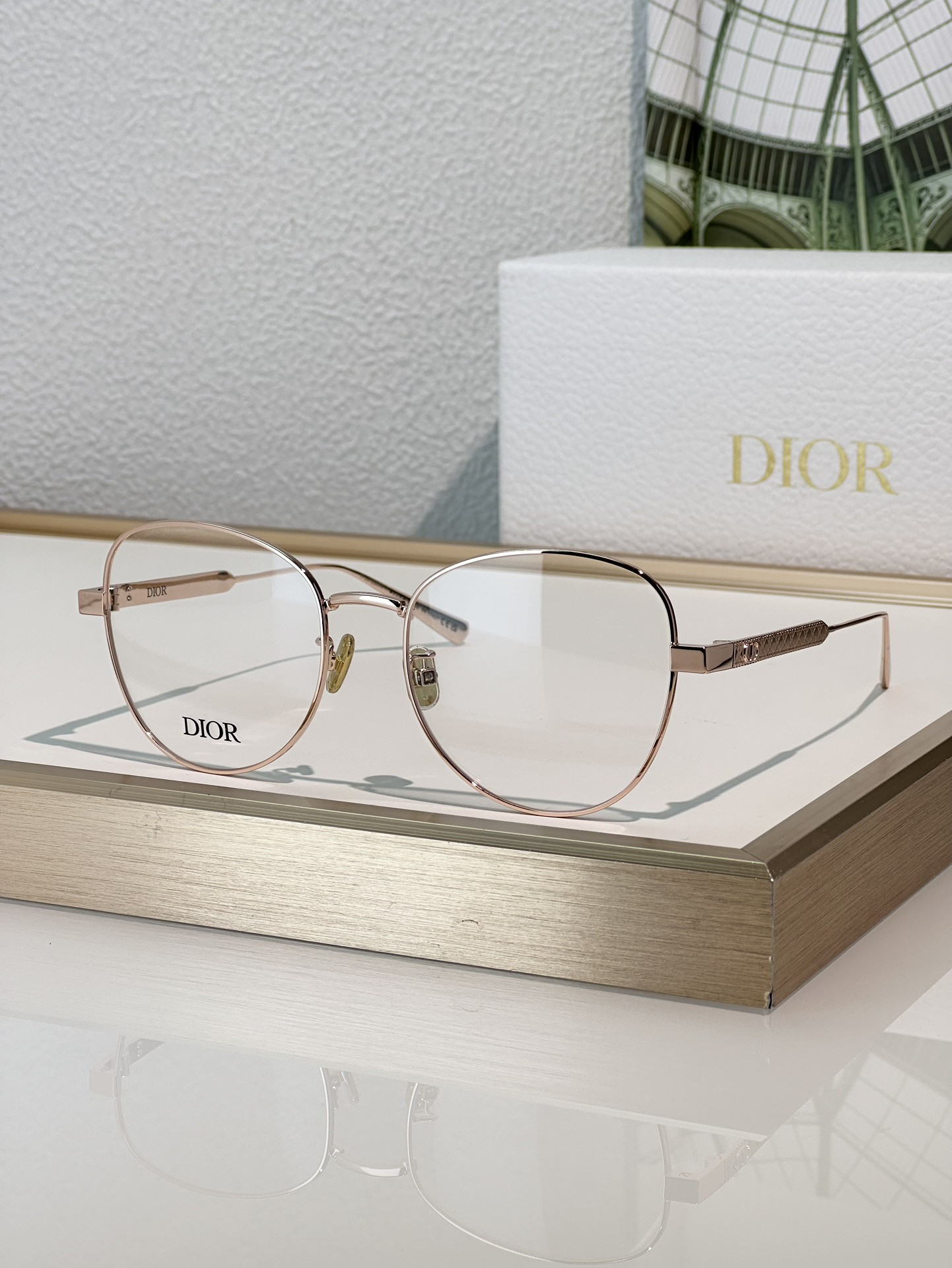 Dior Glasses Cannage B1F 54-19-140 - Image 5