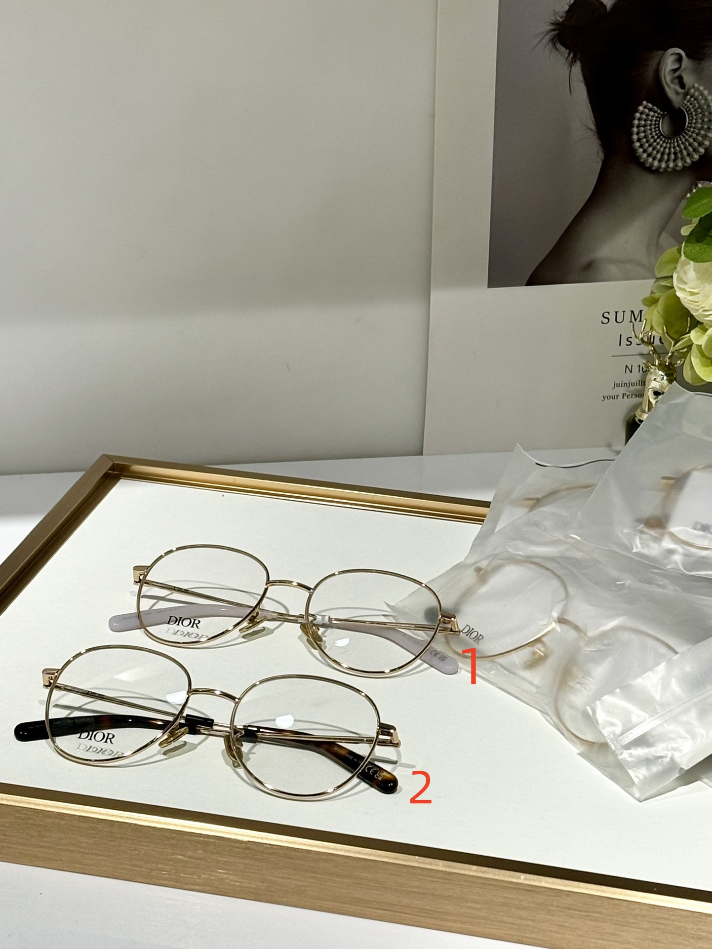 Dior Glasses MINI CD R3U 52-18-140 - Image 2