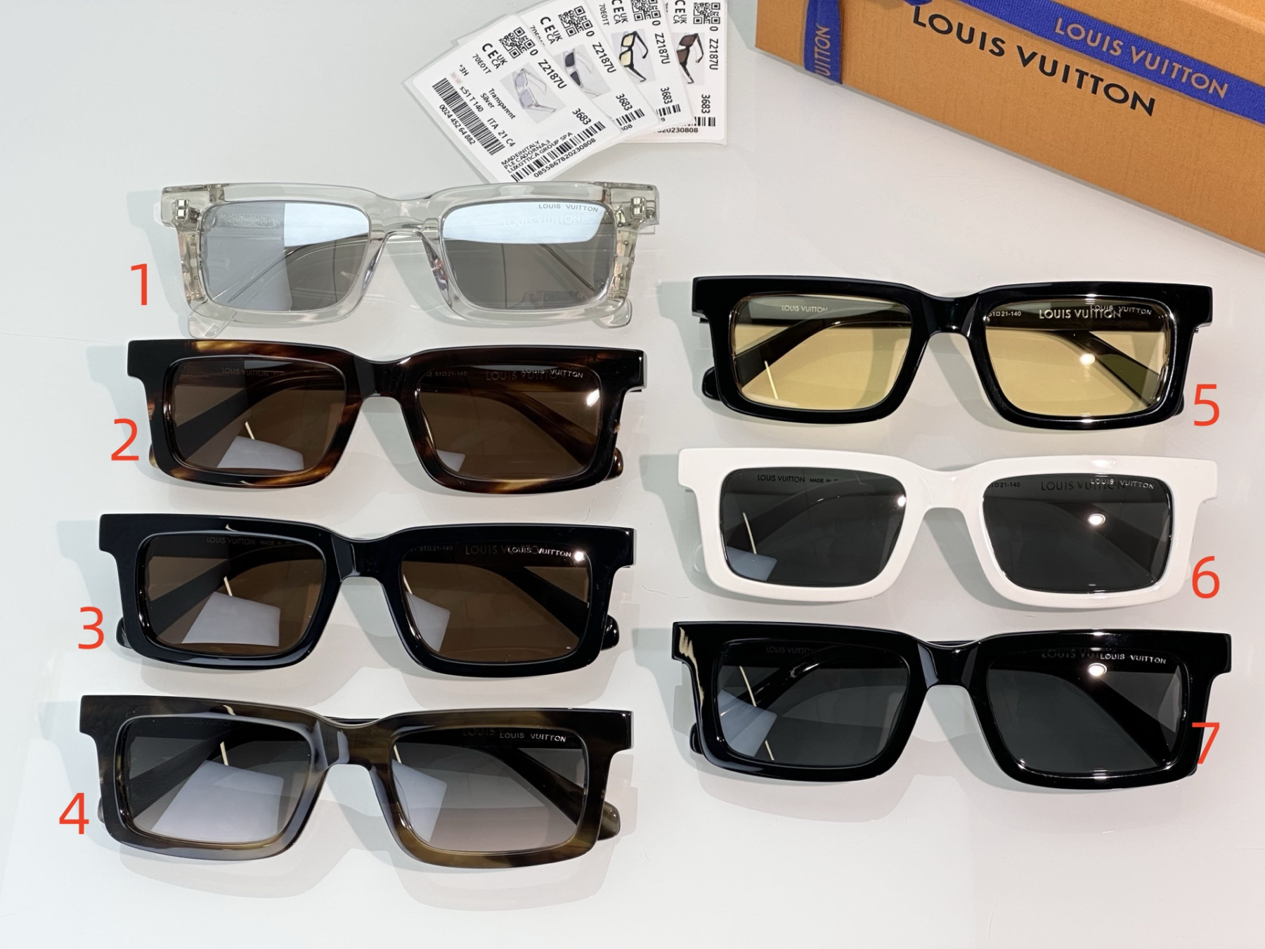 LV Glasses Z2187U 51-21-140 - Image 2