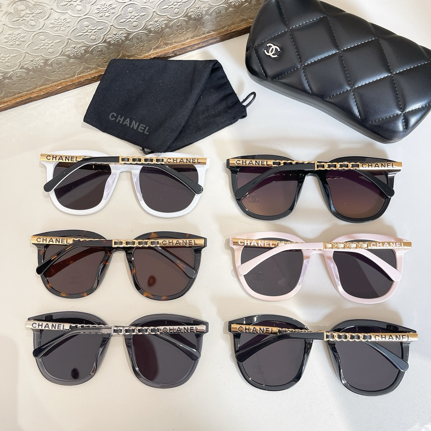 Chanel Glasses EL0548 54-18-140 - Image 3