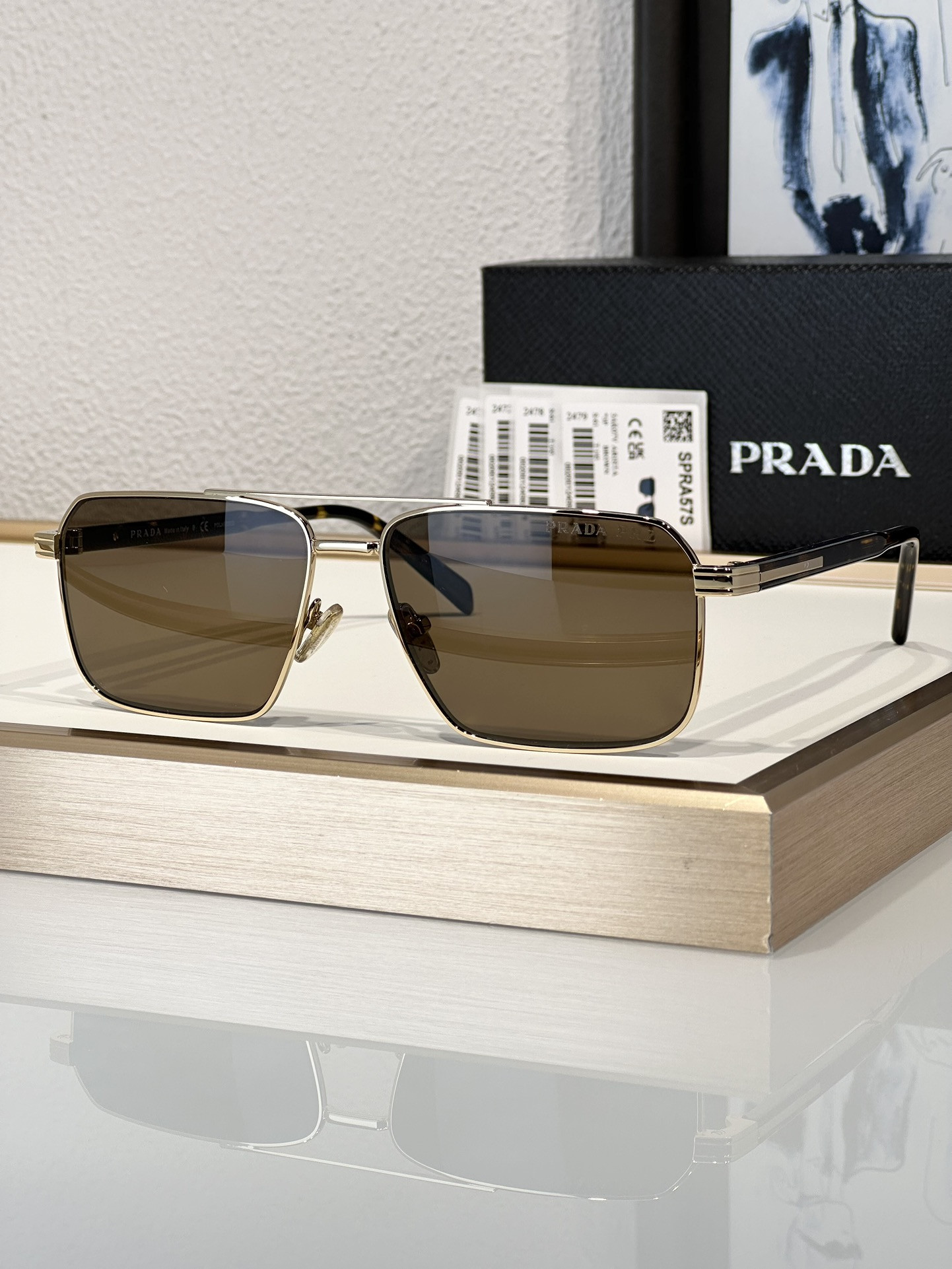 Prada Glasses SPRA57S 61-15-145 - Image 4