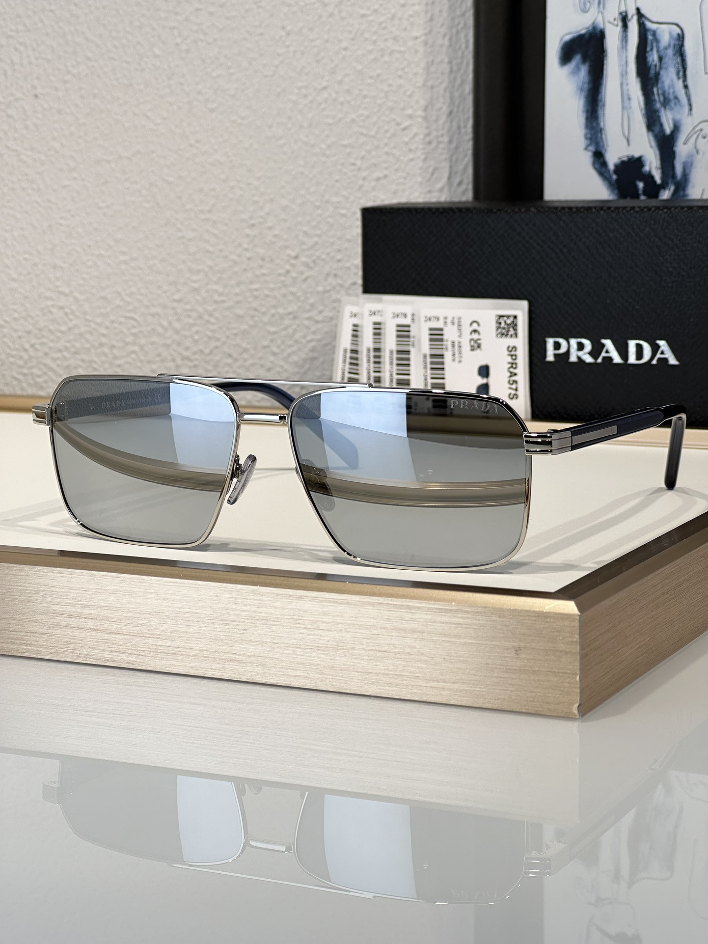 Prada Glasses SPRA57S 61-15-145 - Image 5