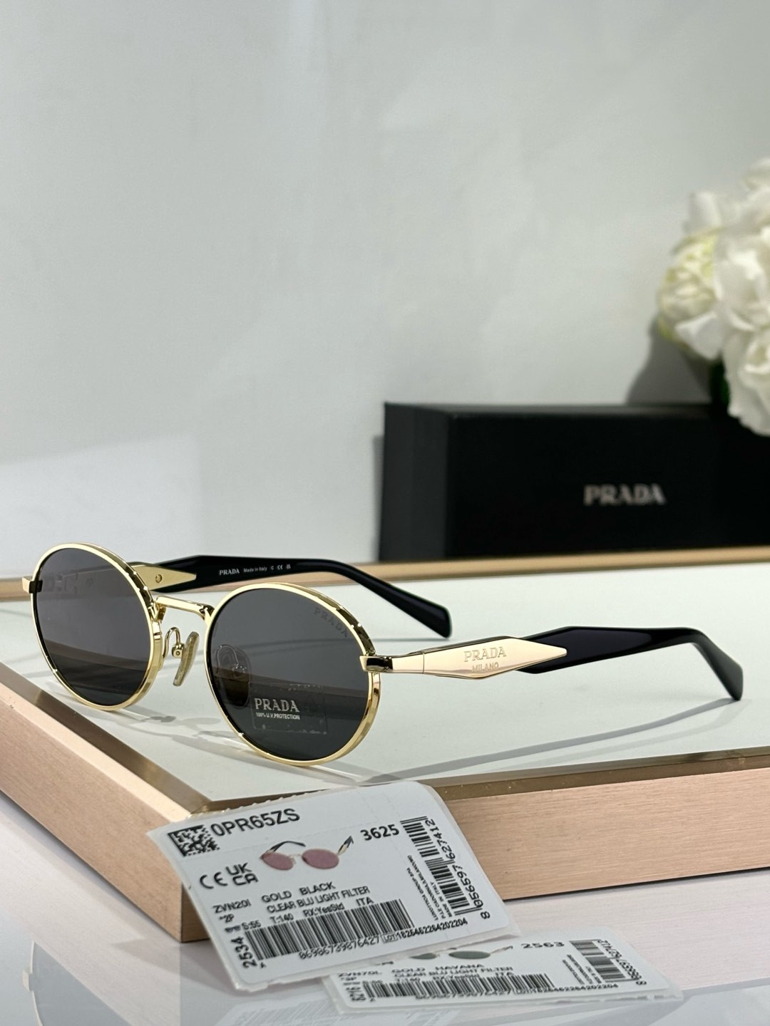Prada Glasses SPR65Z 55-20-140 - Image 6