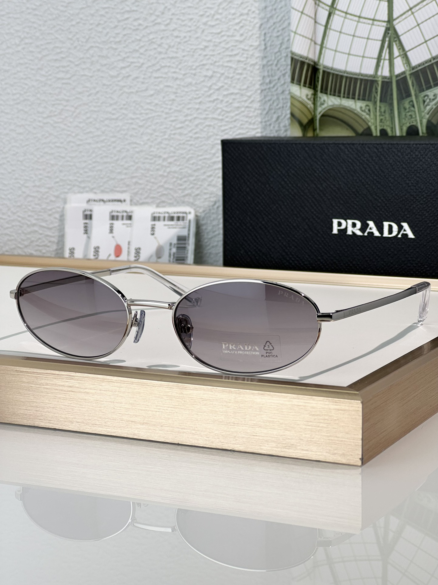 Prada Glasses SPRA59S 59-19-125 - Image 5