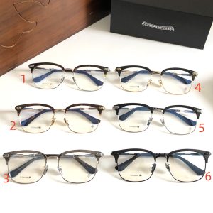 Chrome Hearts Glasses VERTICAL SMILE I 57-19-148
