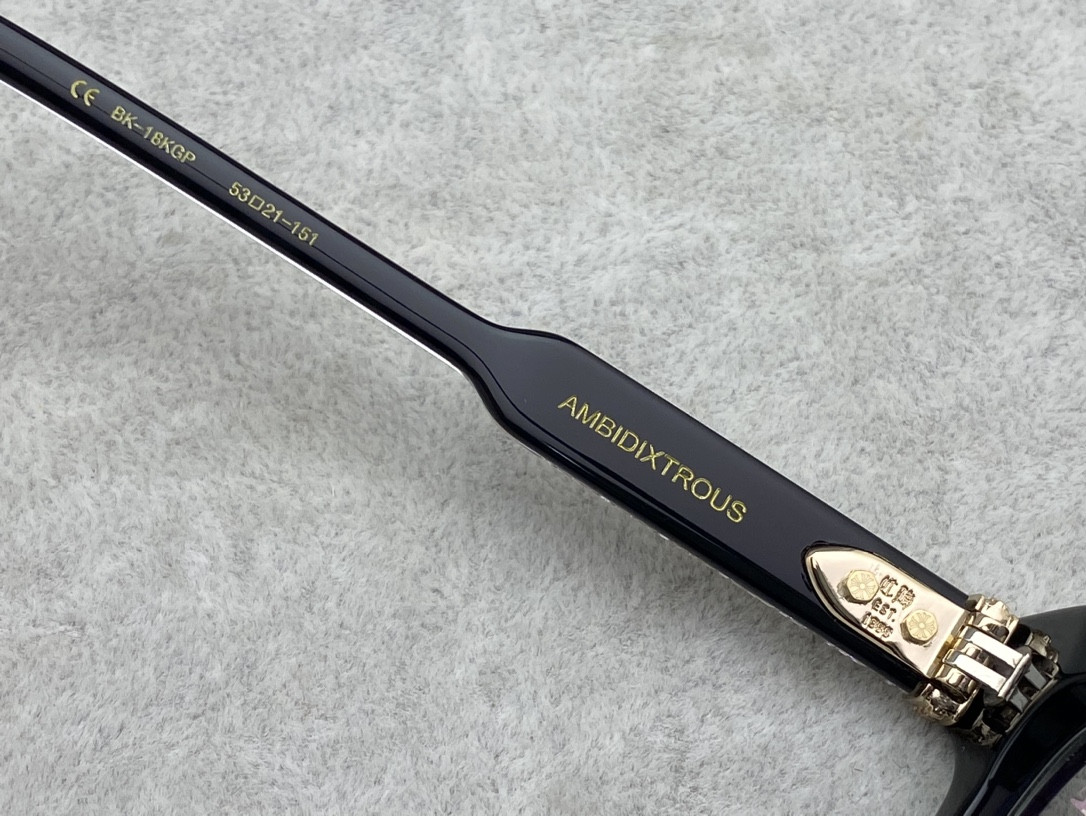Chrome Hearts Glasses BK18KGP 53-21-151 - Image 7