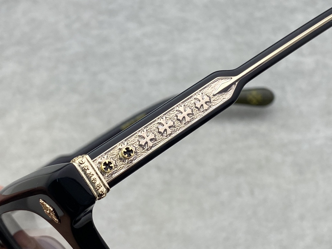 Chrome Hearts Glasses BK18KGP 53-21-151 - Image 5