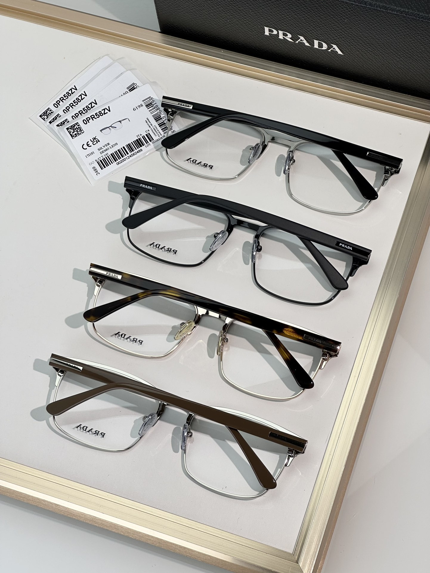 Prada Glasses VPR58Z 57-19-145 - Image 3