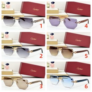 Alternative view of Cartier Glasses PARIS CT0620S