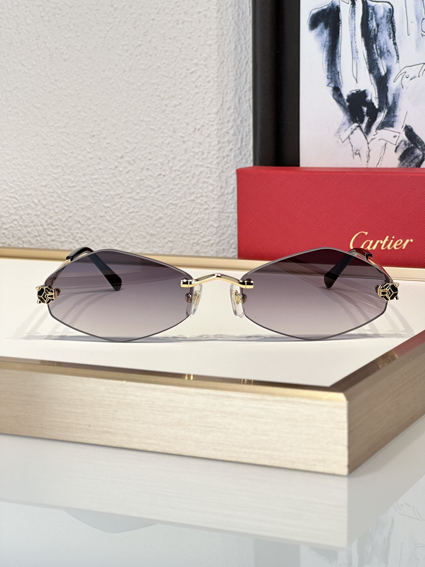 Cartier Glasses CT0433S 55-20-140 - Image 3