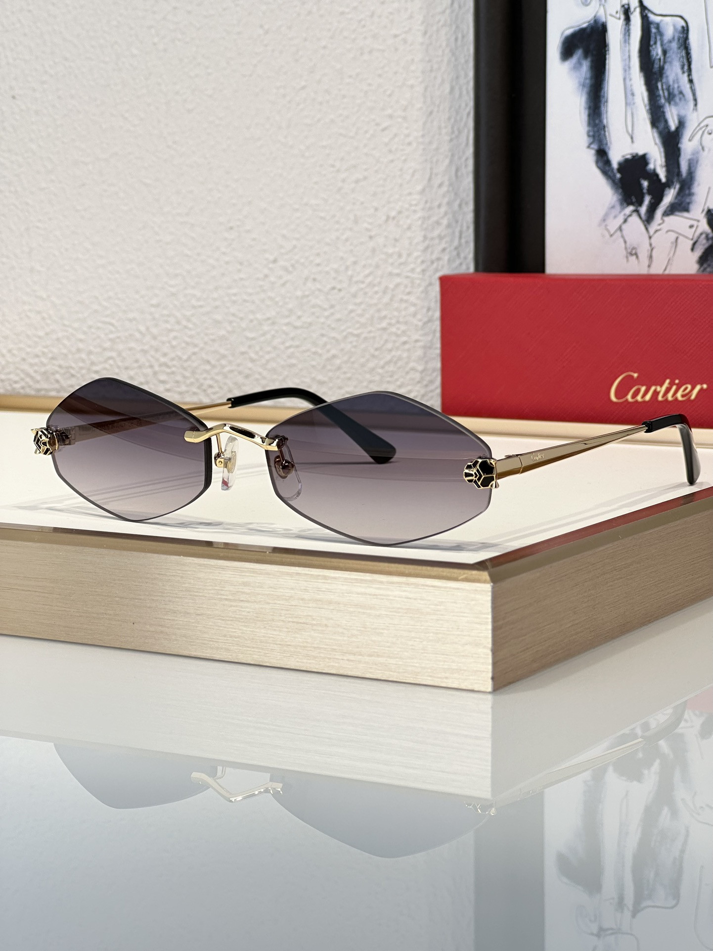 Cartier Glasses CT0433S 55-20-140 - Image 4