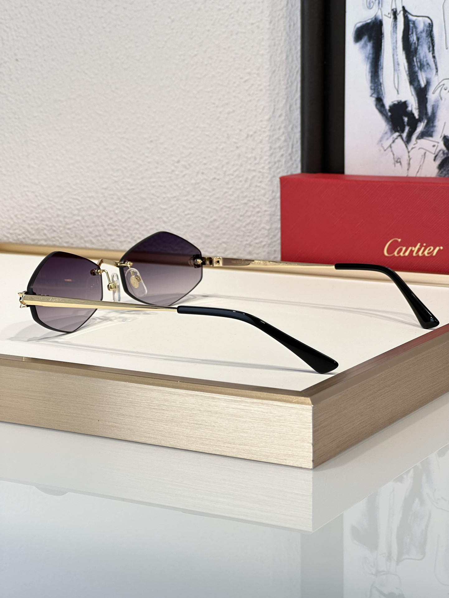 Cartier Glasses CT0433S 55-20-140 - Image 5