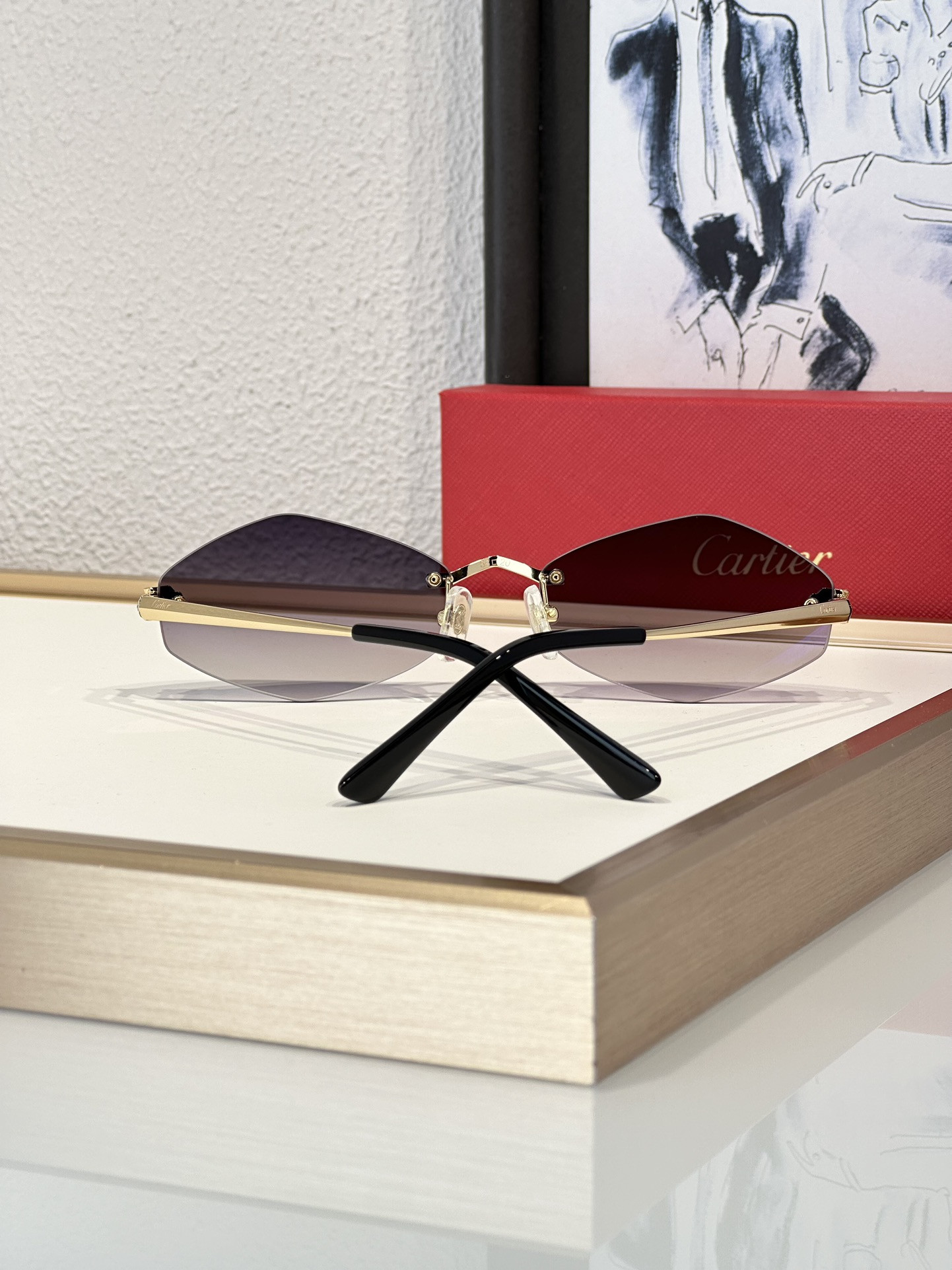 Cartier Glasses CT0433S 55-20-140 - Image 6