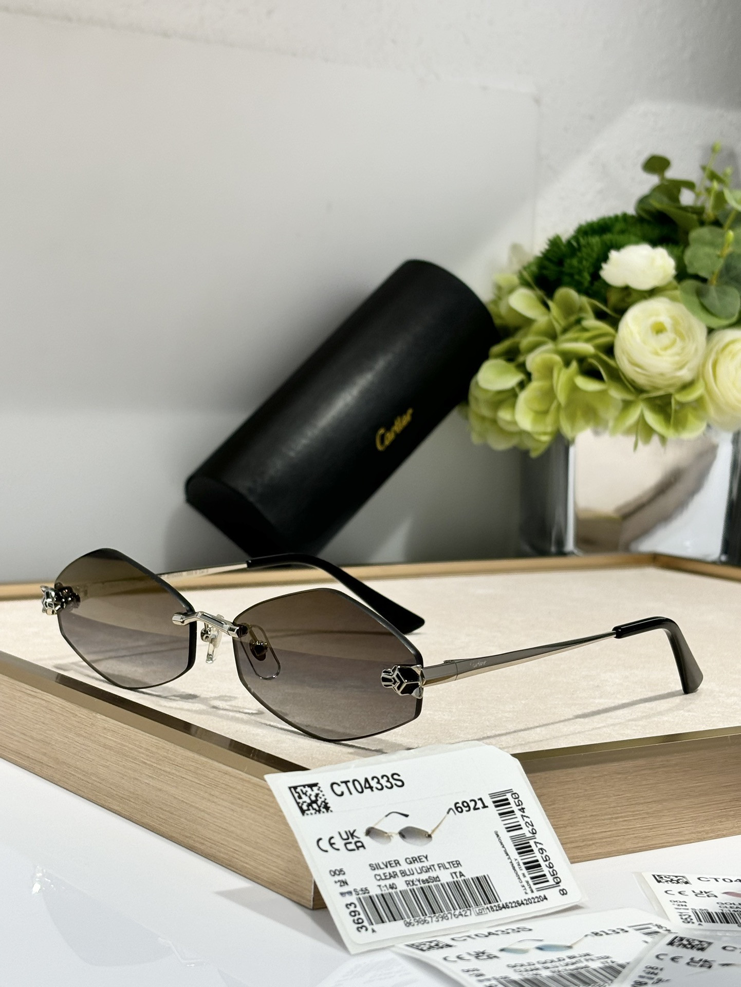 Cartier Glasses CT0433S 55-22-140 - Image 7