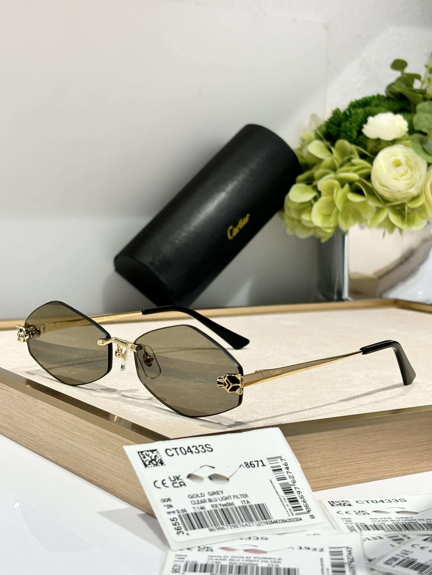 Cartier Glasses CT0433S 55-22-140 - Image 3