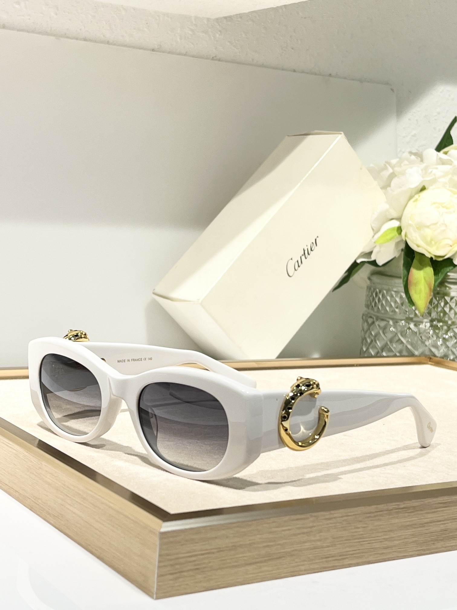 Cartier Glasses Narrow frame 51-21-145 - Image 8