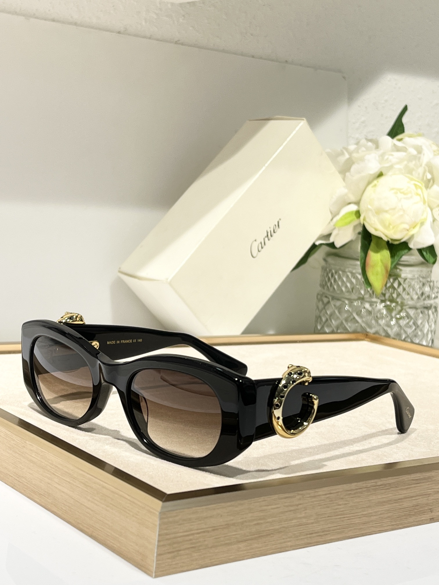 Cartier Glasses Narrow frame 51-21-145 - Image 6