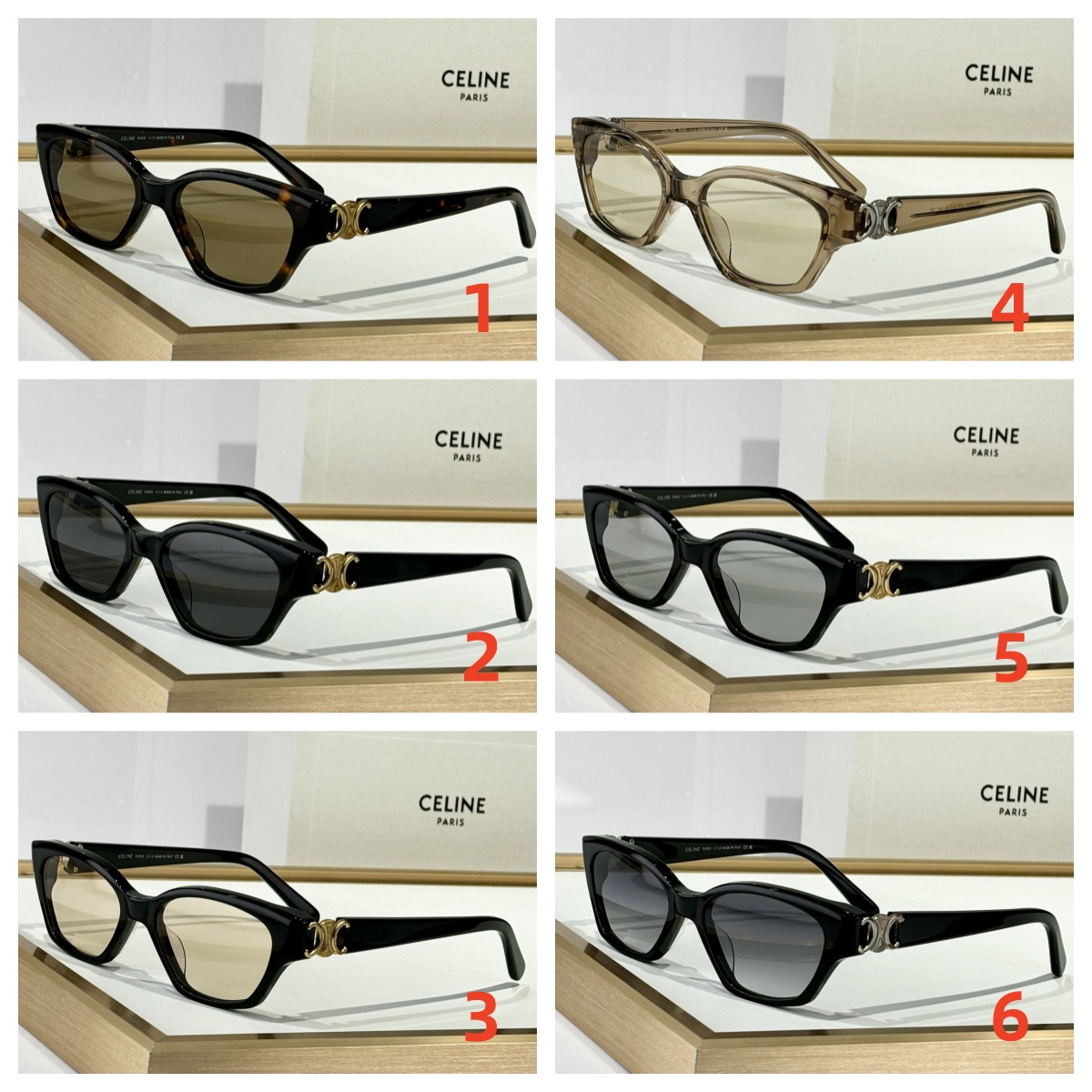 Celine Glasses CL40524 52-19-140 - Image 2