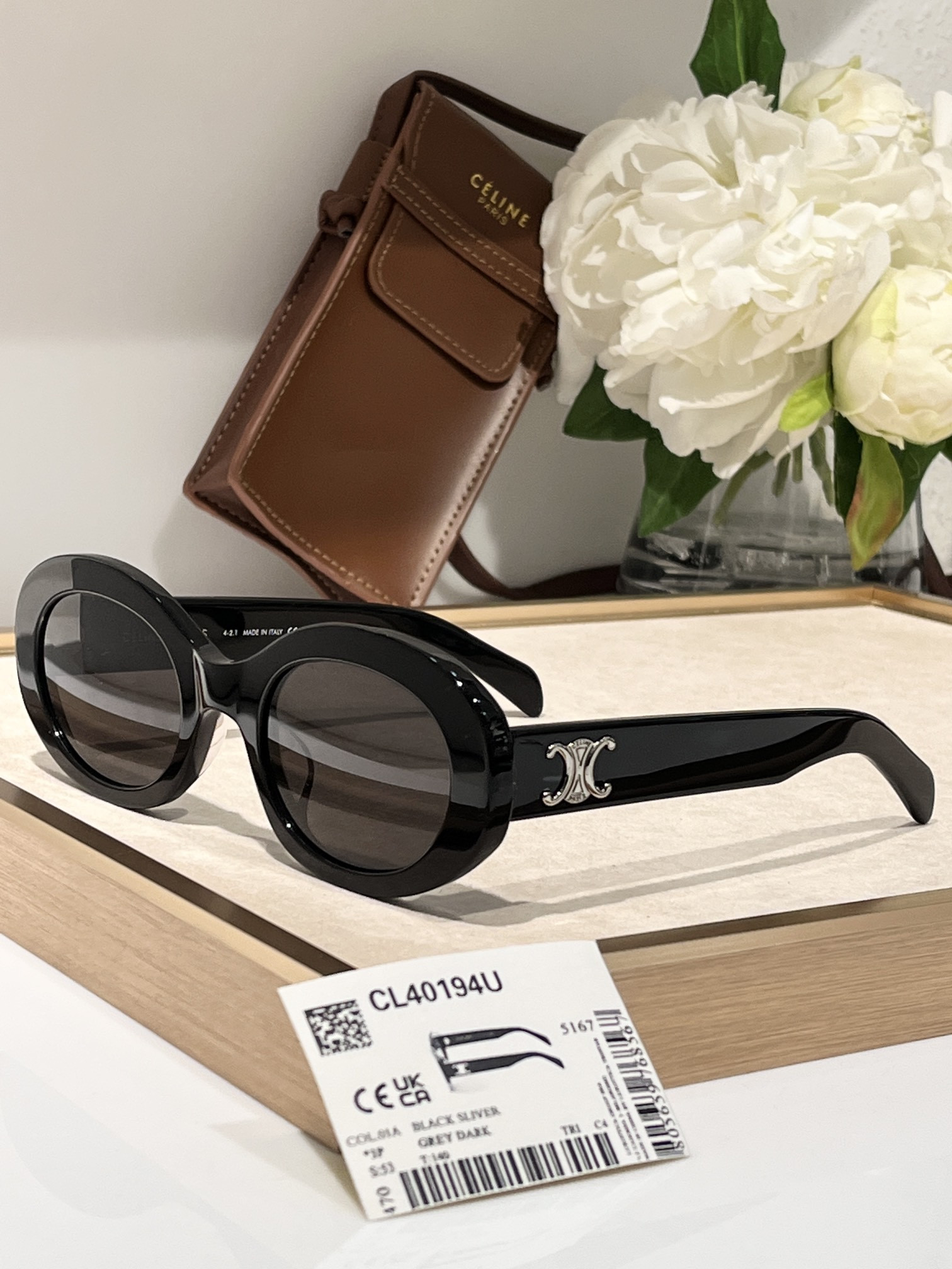 Celine Glasses 40194 52-22-145 - Image 8