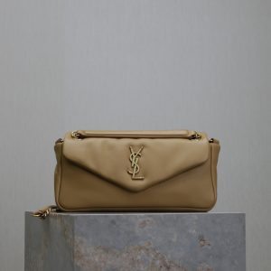 Alternative view of YSL CALYPSO small in plunged lambskin 26x14x7cm