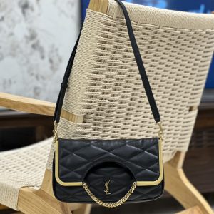 YSL 87 in quilted lambskin 26x13x5cm