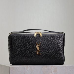Alternative view of YSL GABY Vanity Case in Grained Leather 21x13x13cm