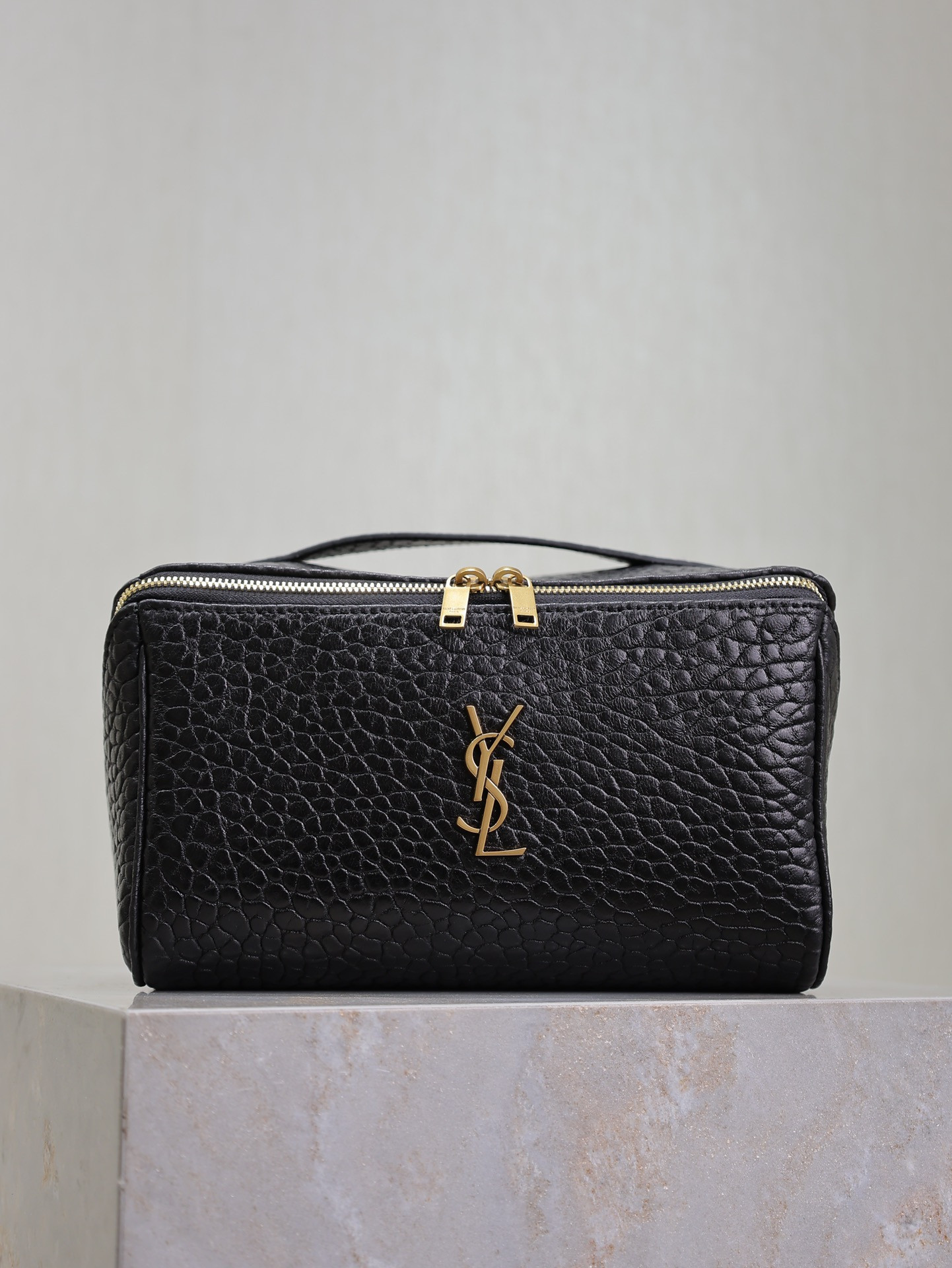 YSL GABY Vanity Case in Grained Leather 21x13x13cm - Image 2