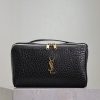 YSL GABY Vanity Case in Grained Leather 21x13x13cm
