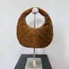 YSL ICARINO in Quilted Suede 17x15.5x3cm