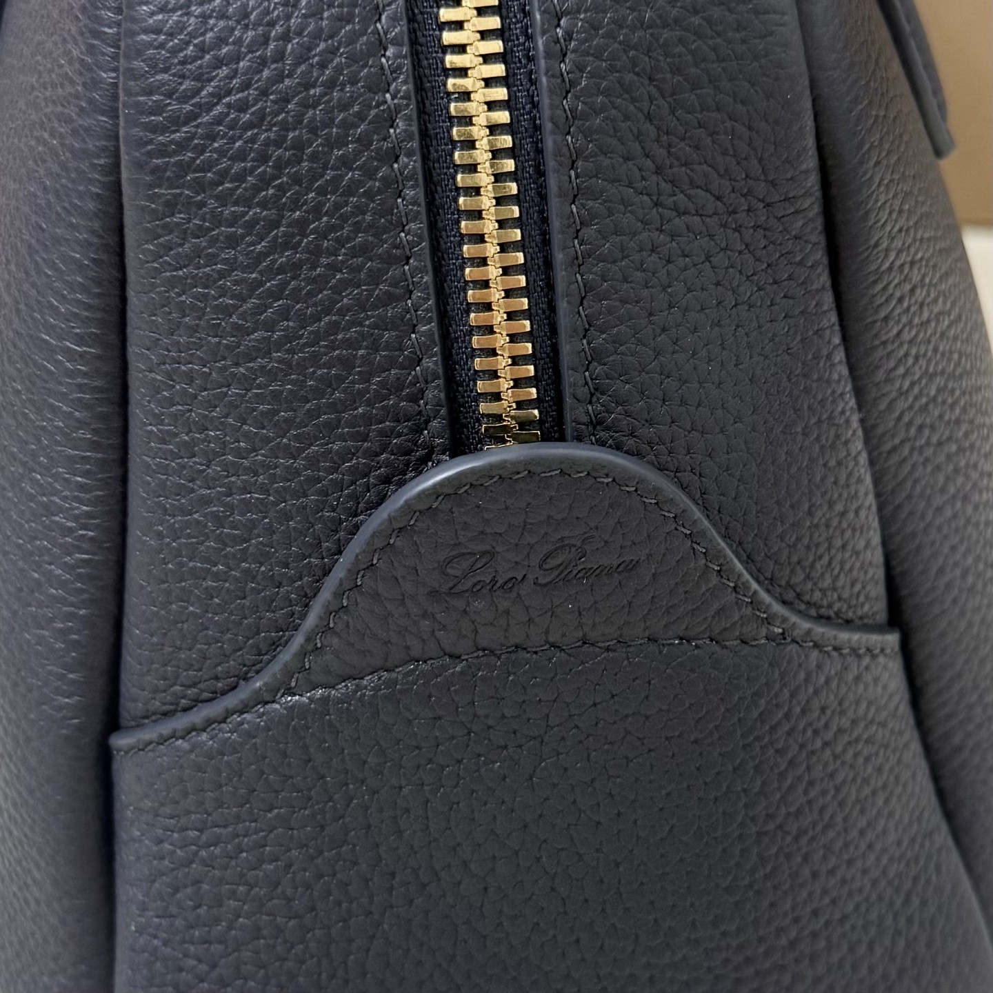 Loro Piana Small Needle Deep Royal Blue Bag 31x15x16cm - Image 8