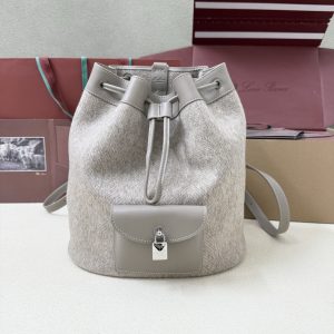 Loro Piana Extra Drawstring Backpack L27 25x27x14 cm