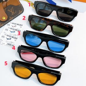 LV Frog Round Square Sunglasses Z3024U Z3048U Z3089U 55-20-140