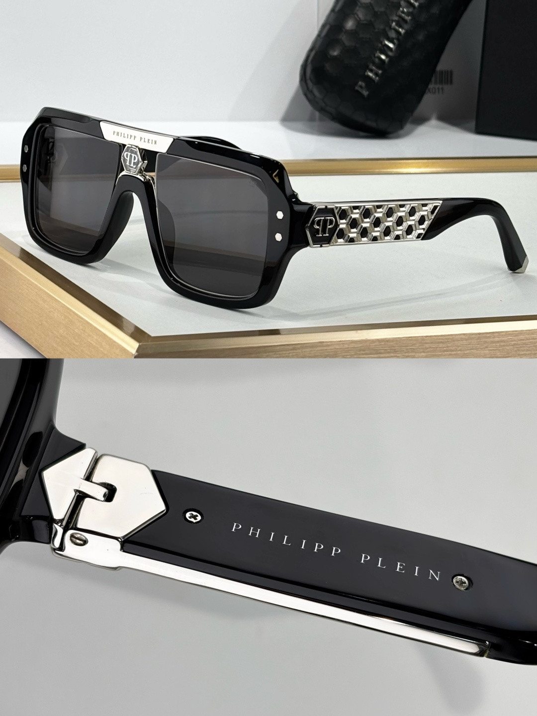 Philipp Plein Glasses SPP079 53-20-145 - Image 3