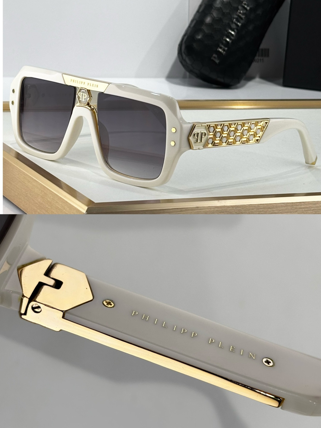 Philipp Plein Glasses SPP079 53-20-145 - Image 5