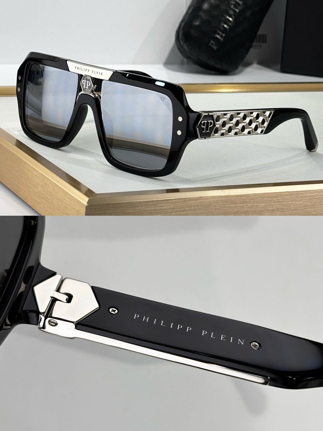 Philipp Plein Glasses SPP079 53-20-145 - Image 4