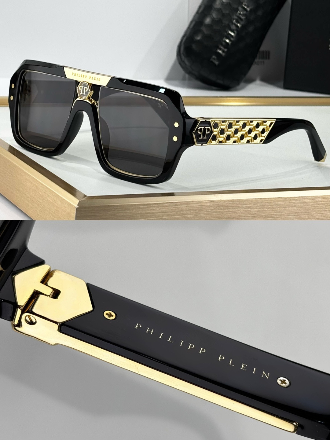 Philipp Plein Glasses SPP079 53-20-145 - Image 6