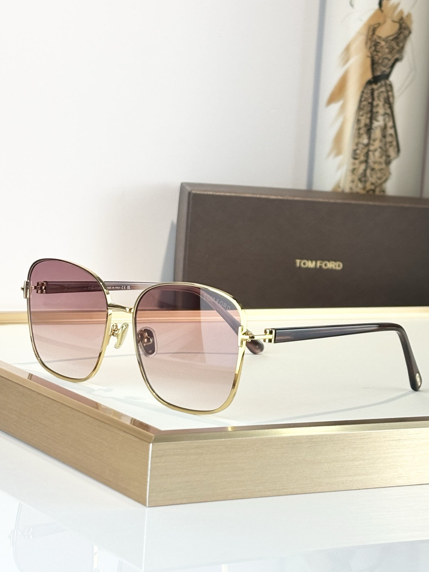 Tom Ford Glasses TF1029 57-17-140 - Image 3