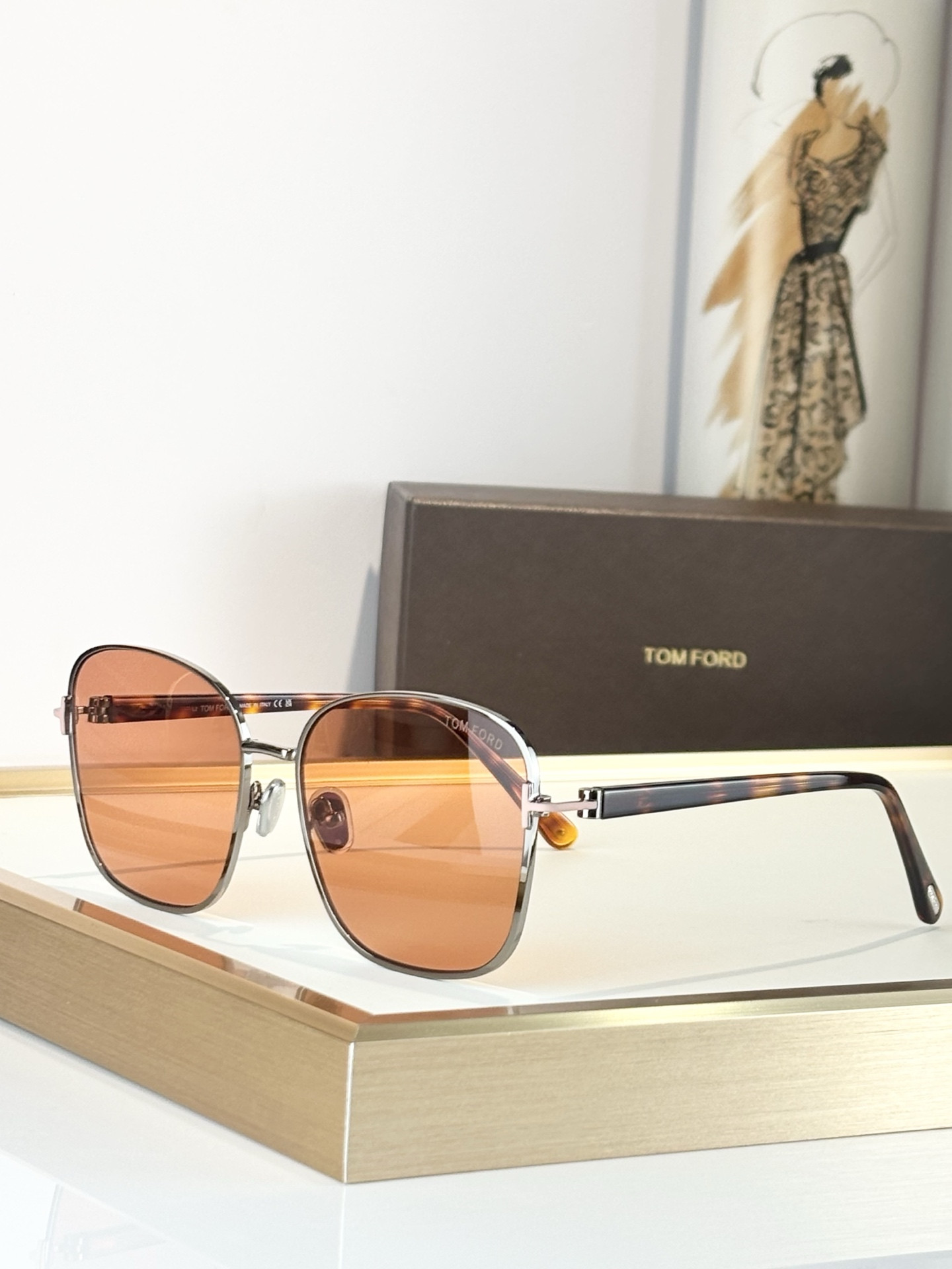 Tom Ford Glasses TF1029 57-17-140 - Image 6