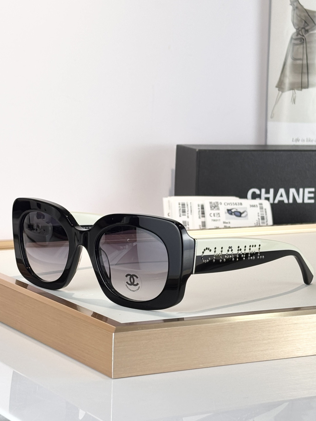 Chanel Glasses CH5563B 53-21-140 - Image 3