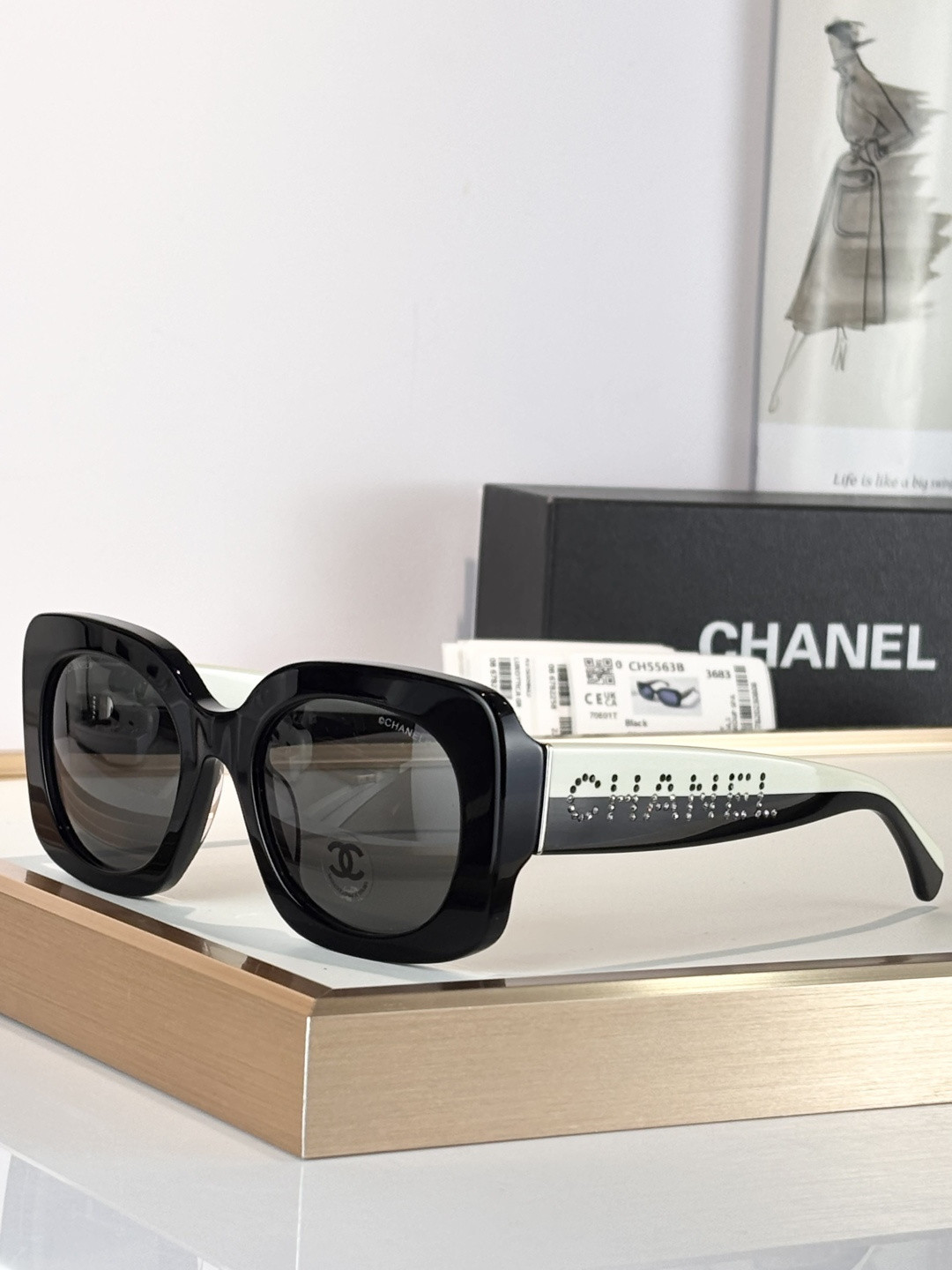 Chanel Glasses CH5563B 53-21-140 - Image 5