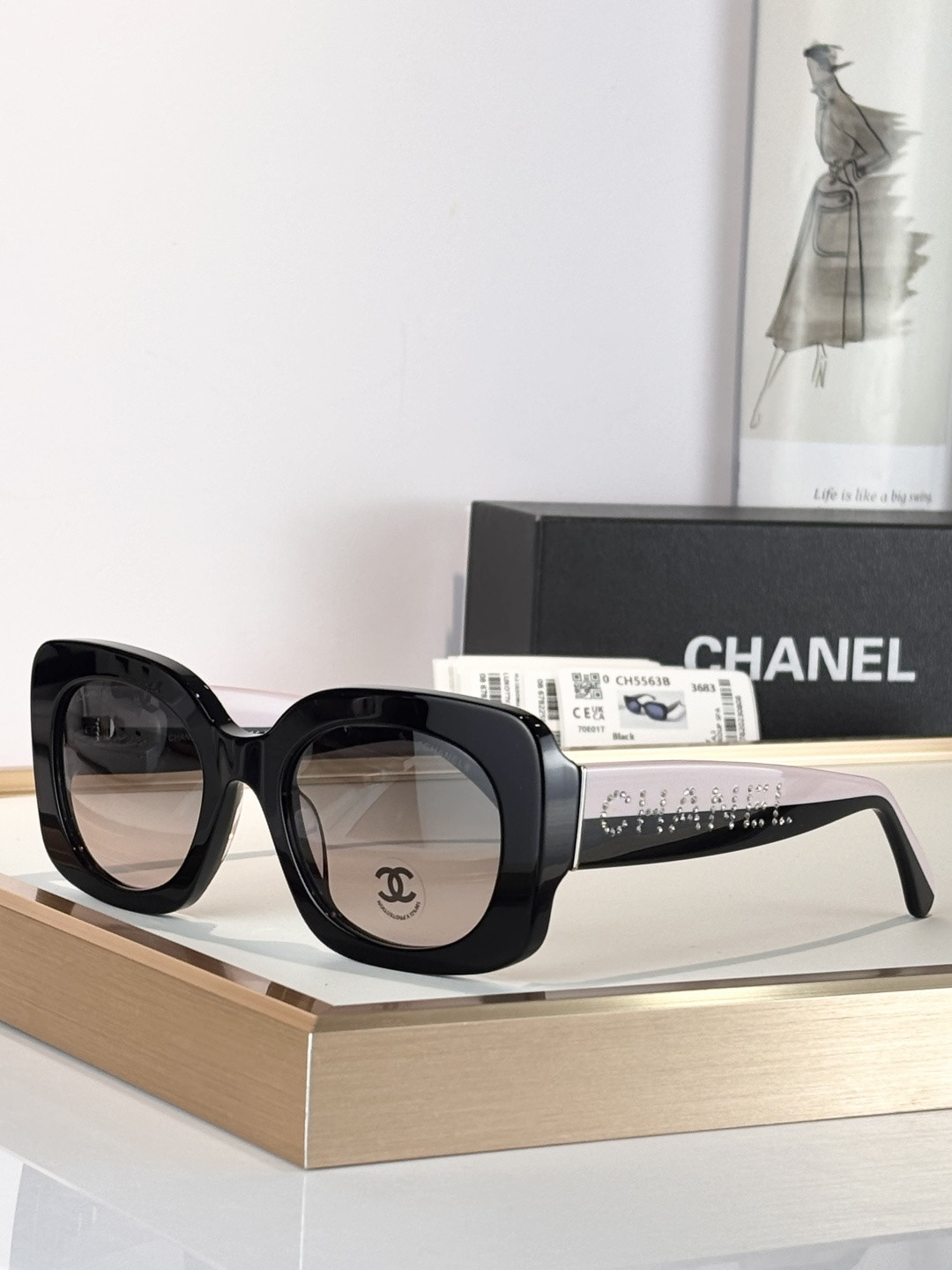 Chanel Glasses CH5563B 53-21-140 - Image 7