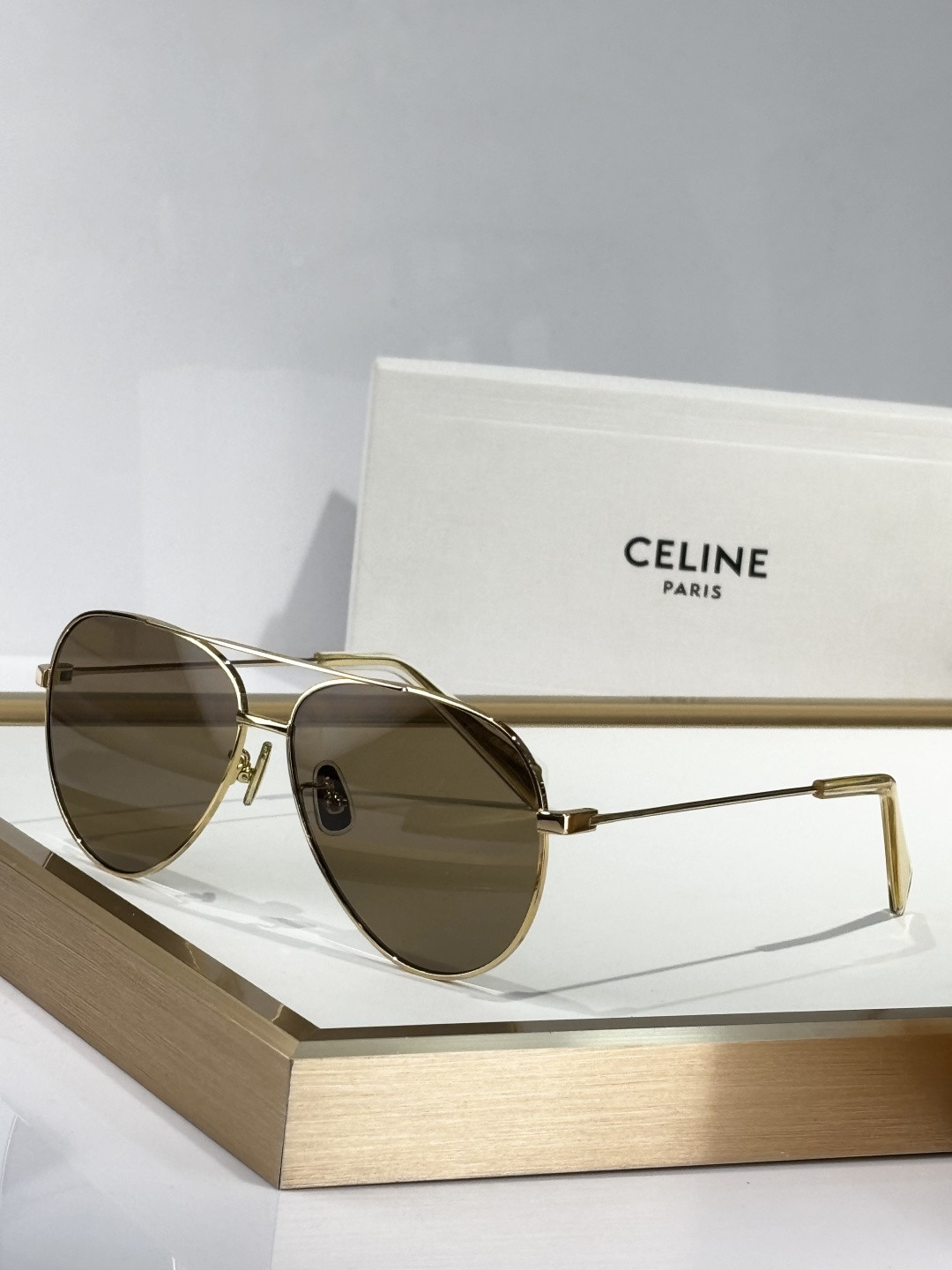 Celine Aviator Sunglasses CL40062 61-12-145 - Image 6
