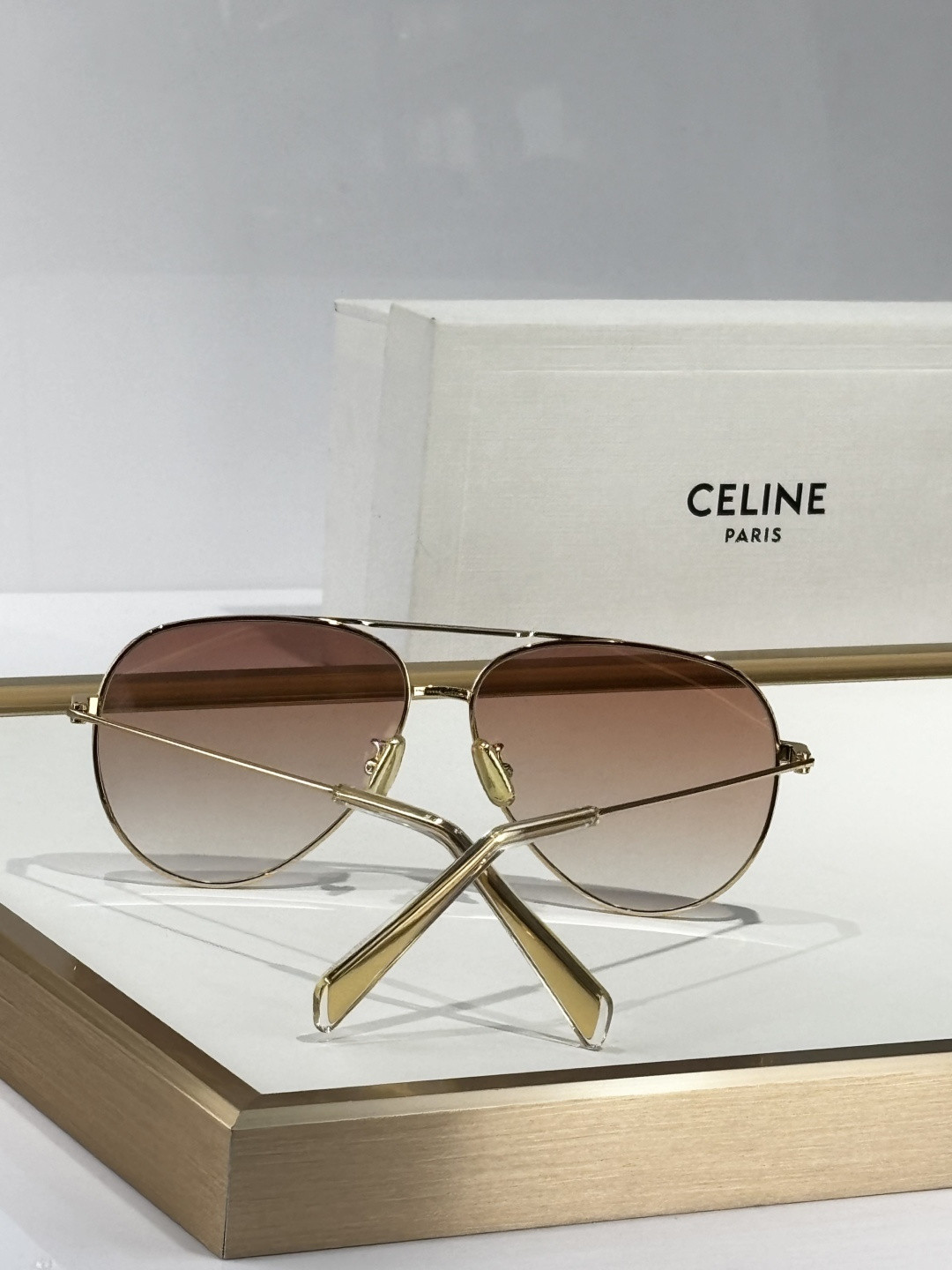 Celine Aviator Sunglasses CL40062 61-12-145 - Image 11