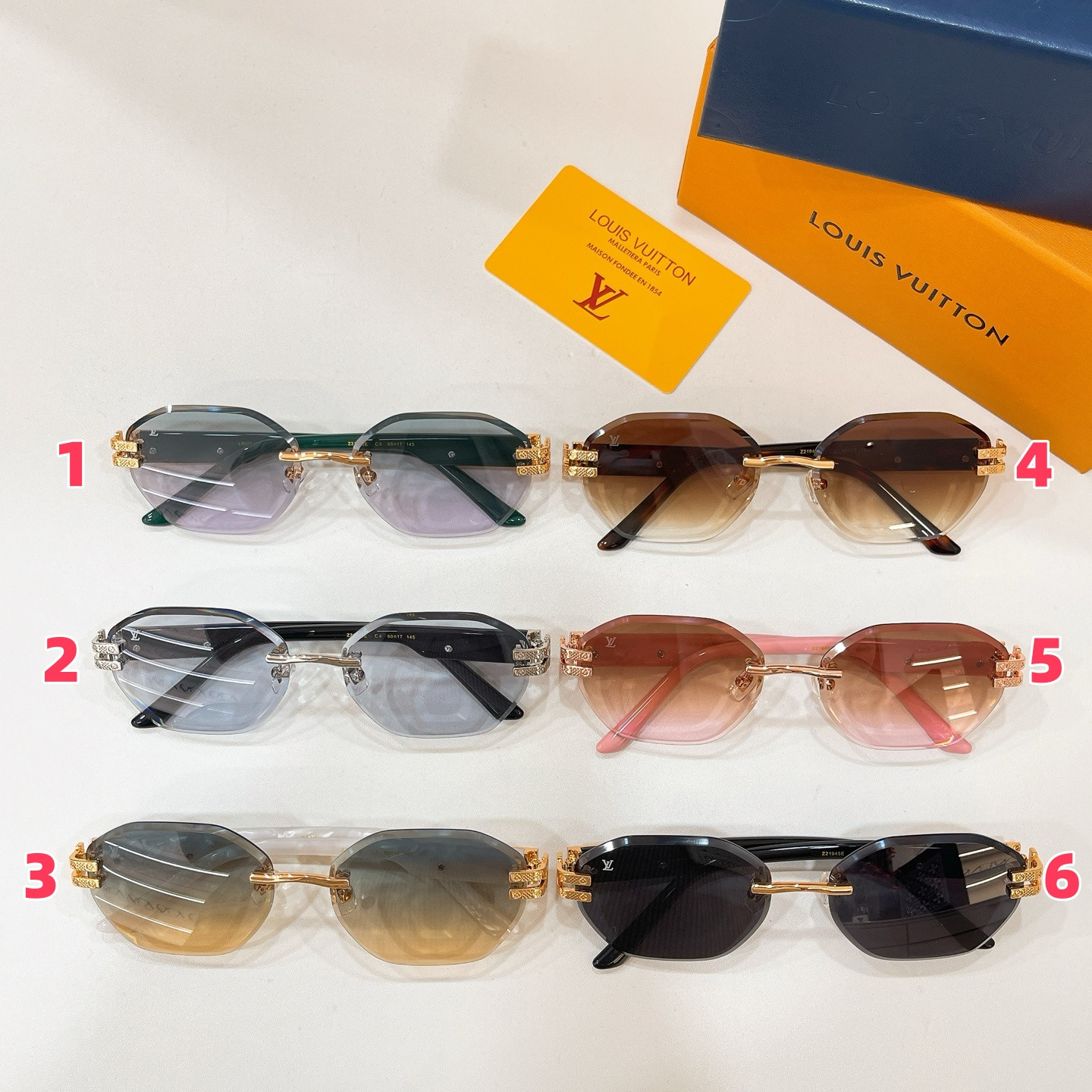 LV Glasses Z21945E 60-17-145 - Image 2