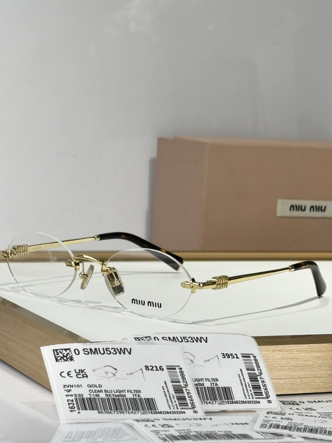 Miu Miu Glasses SMU53WV 53-20-140 - Image 4