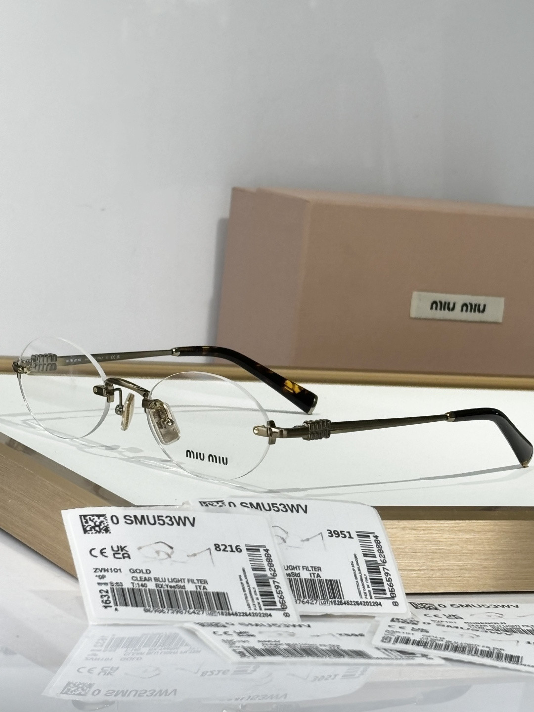 Miu Miu Glasses SMU53WV 53-20-140 - Image 6